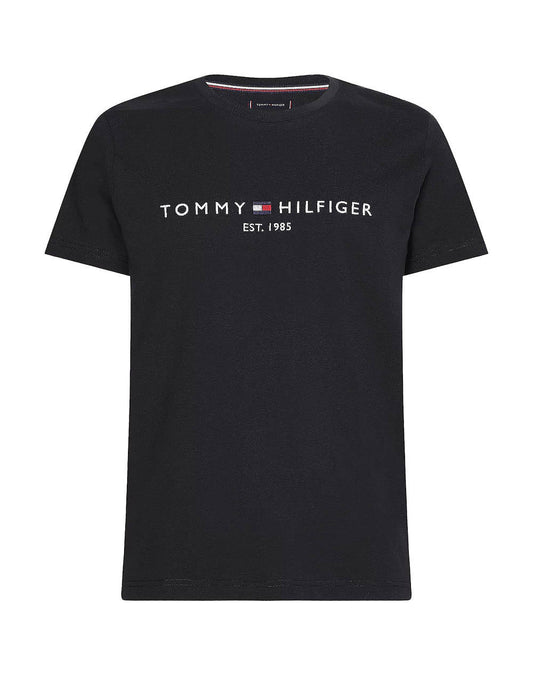Tommy Hilfiger Modern Fit Core Black Tommy Logo Tee