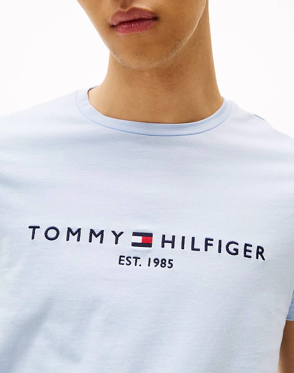 Tommy Hilfiger Tommy Logo Ciel T-Shirt