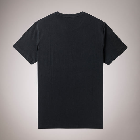 Marlboro Classics Basic Black T-Shirt With Rider