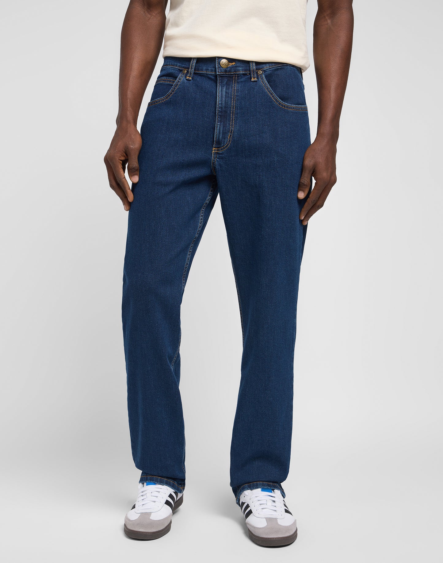 Lee Brooklyn Straight Dark Stonewash