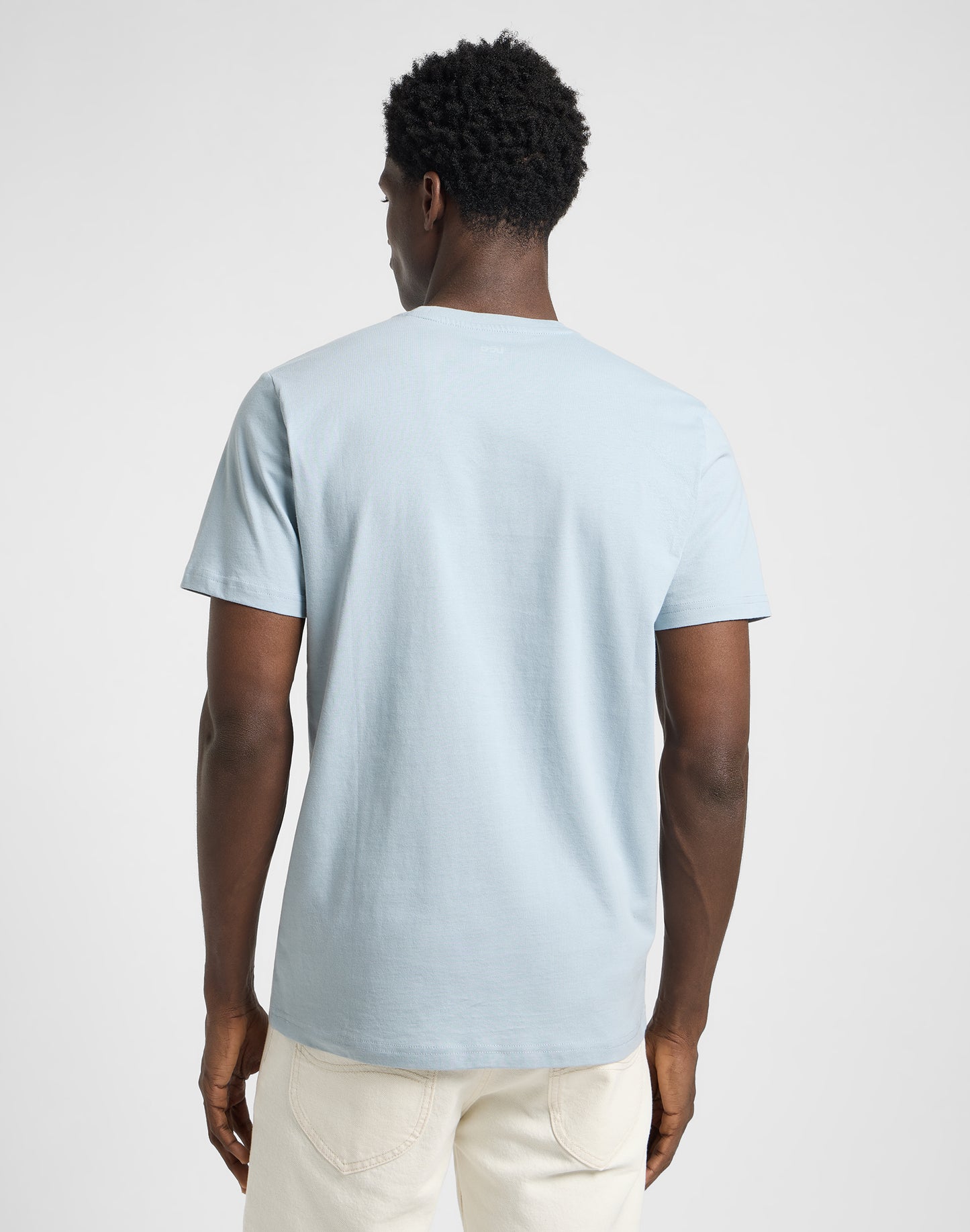 Lee Patch Logo Concrete Gray T-Shirt
