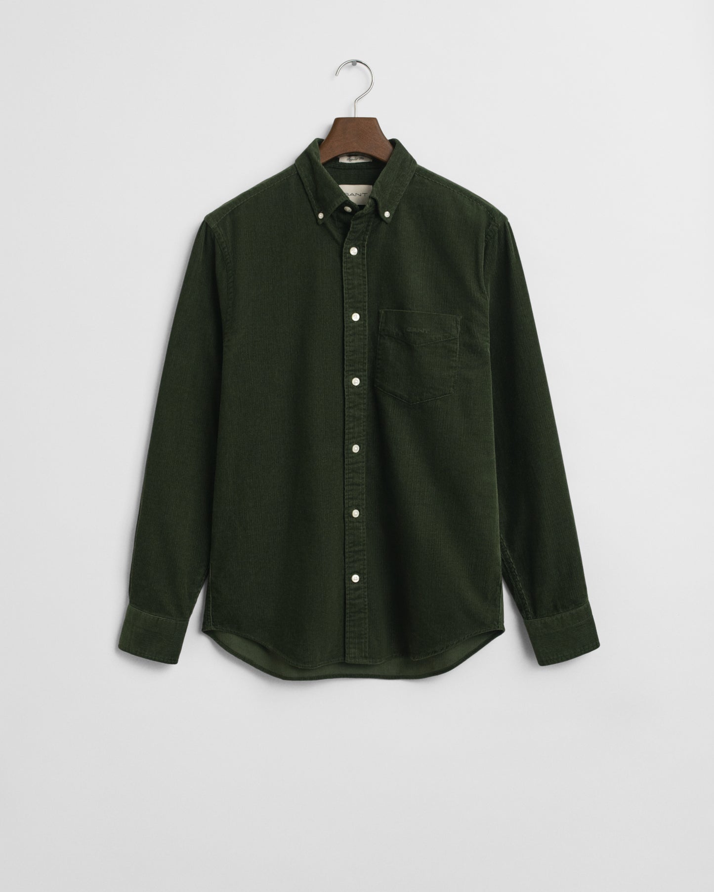 Gant Reg Corduroy Country Green Shirt
