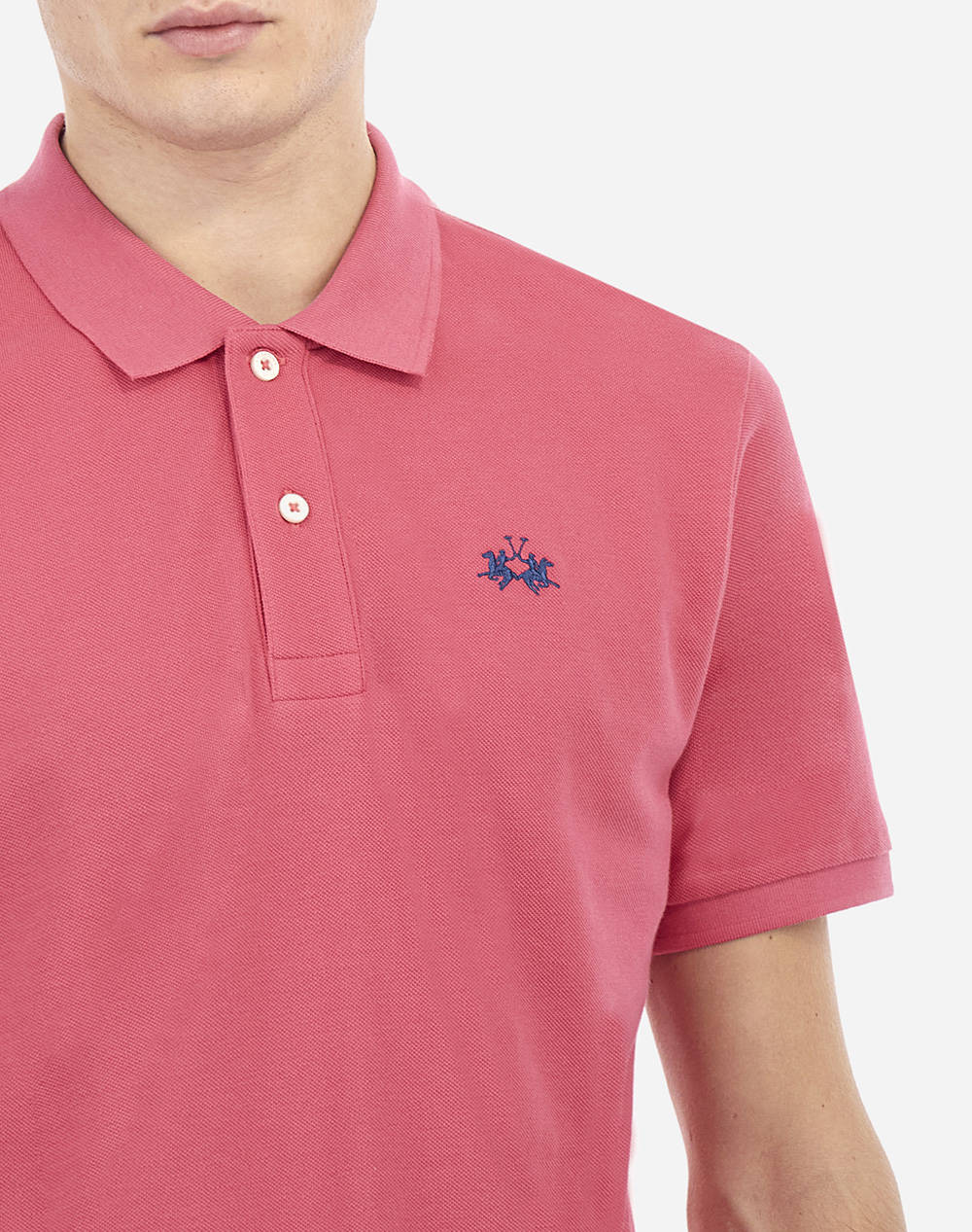 La Martina Light Coral Polo T-Shirt