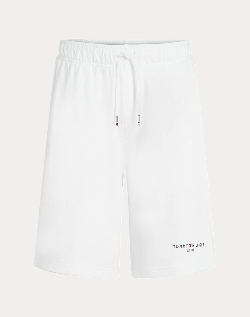TOMMY HILFIGER WHITE SMALL TOMMY LOGO SWEATSHORTS