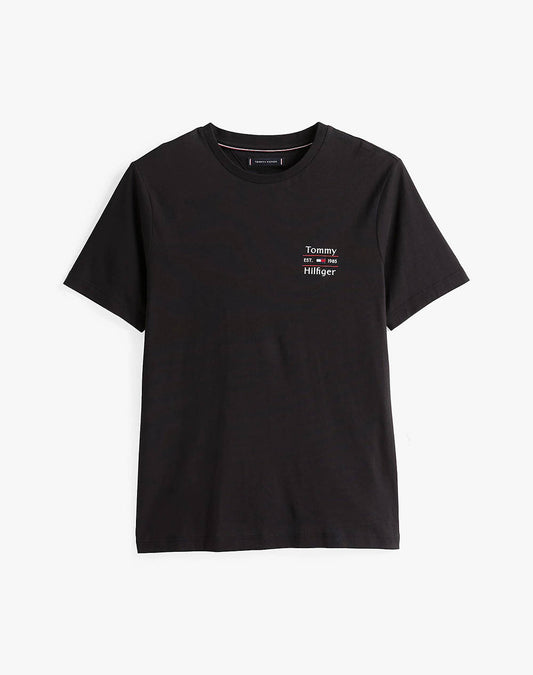 TOMMY HILFIGER BLACK HILFIGER STACK TEE