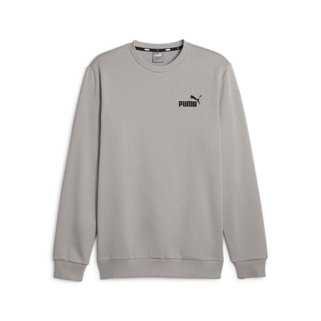 PUMA ESS Small Logo Crew FL Concrete Grey