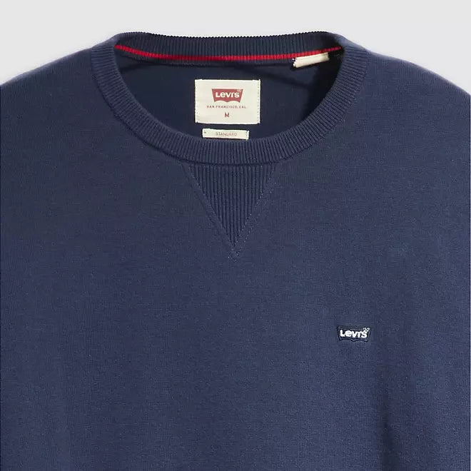 Levi's Lightweight Housemark Logo Blue Sweater