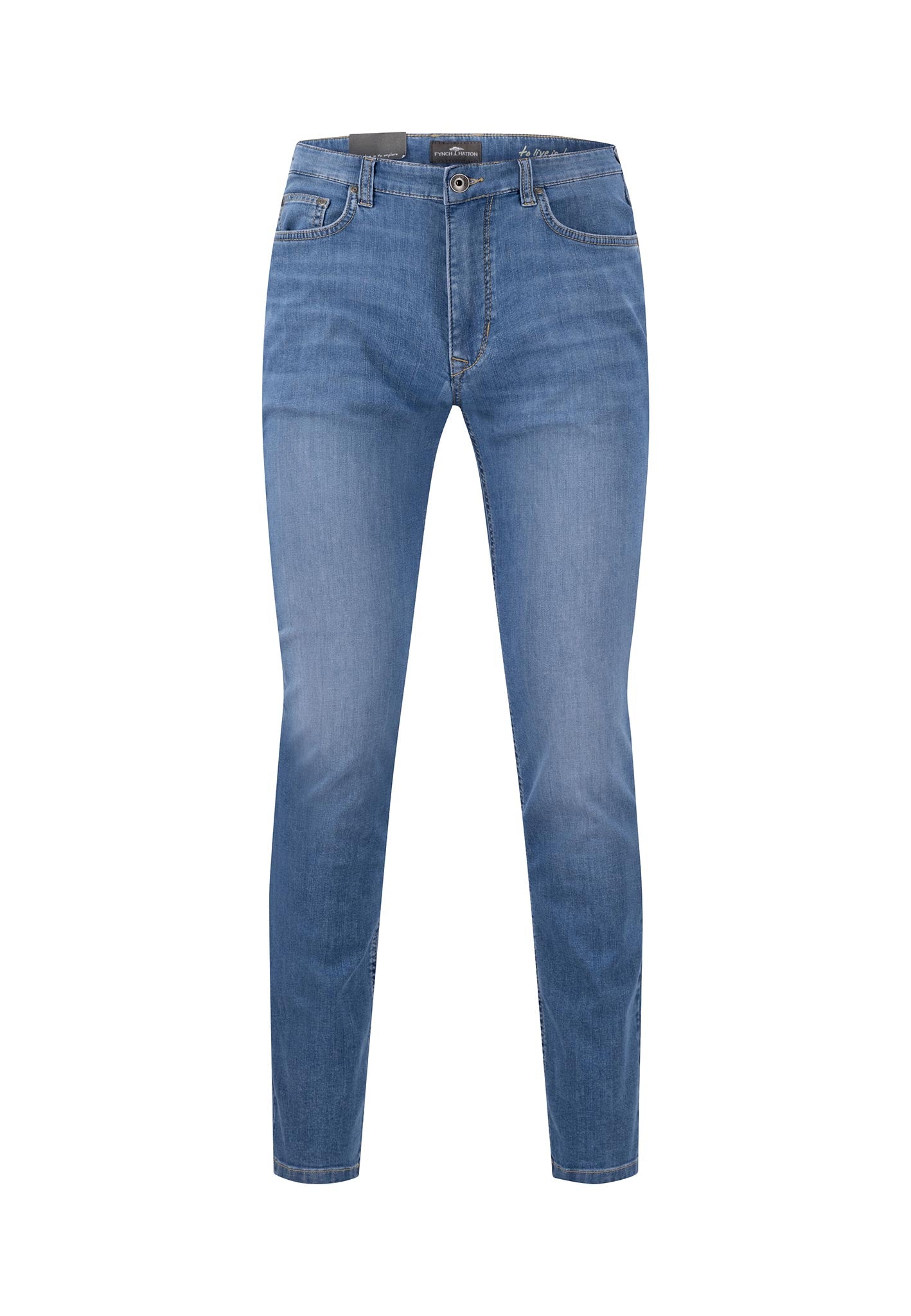 Fynch-Hatton Casual Fit Light Blue Lightweight Summer Denim