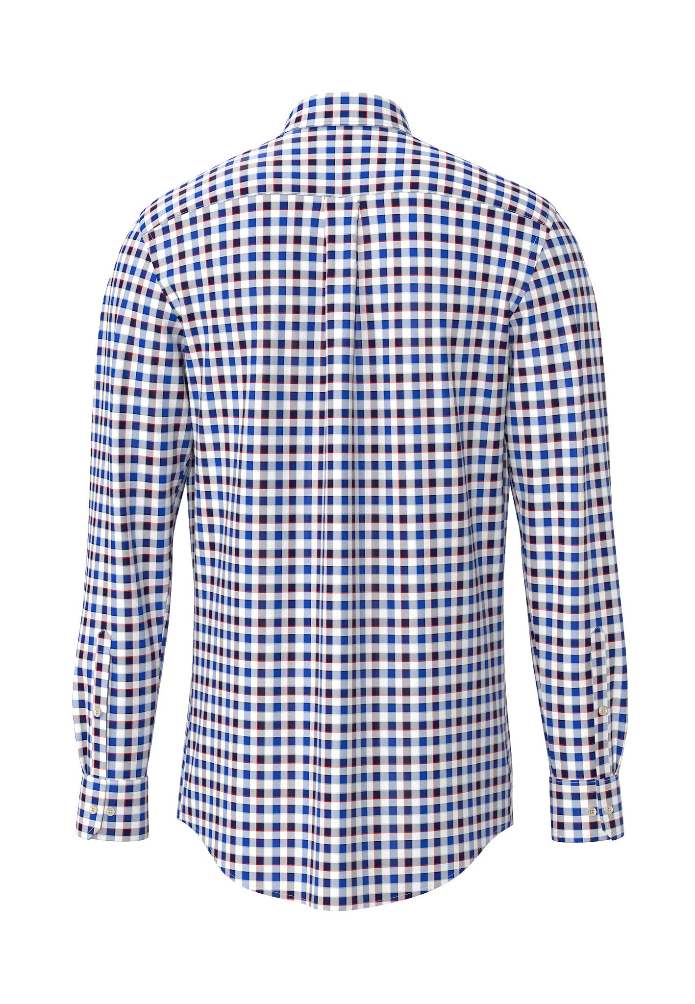 Fynch-Hatton Casual Fit Strong Blue Classic Check Shirt