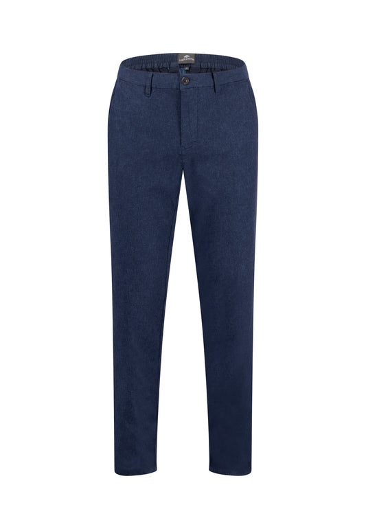 Fynch-Hatton Casual Fit Navy COLI Twotone Structure Chino