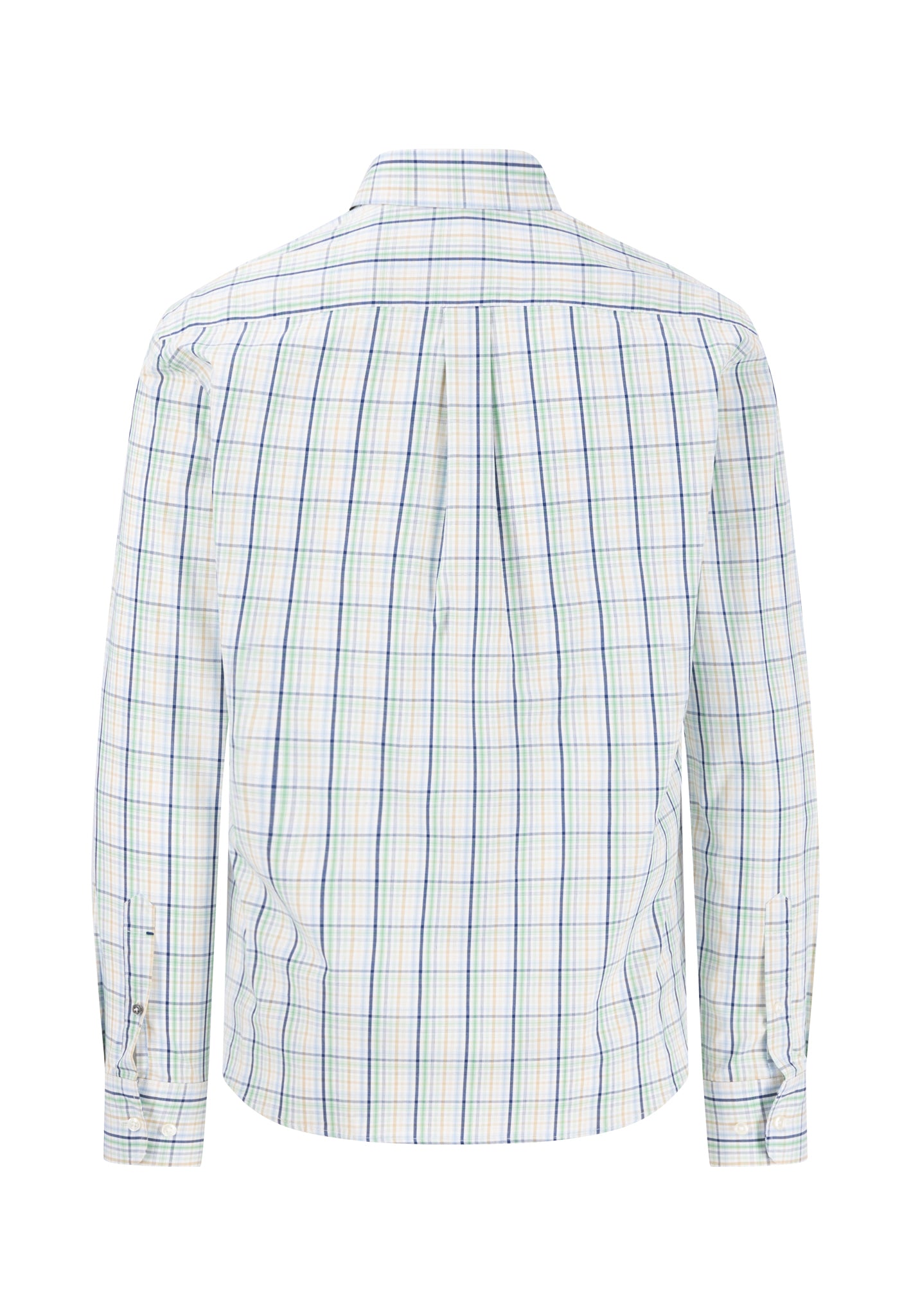 Fynch-Hatton Casual Fit Turf Green Seasonal Checkered Shirt