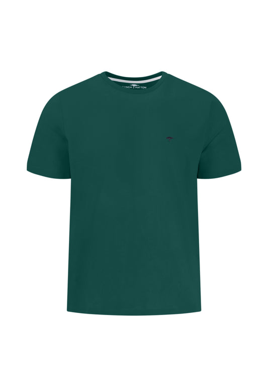 Fynch-Hatton Casual Fit Pine Green T-Shirt