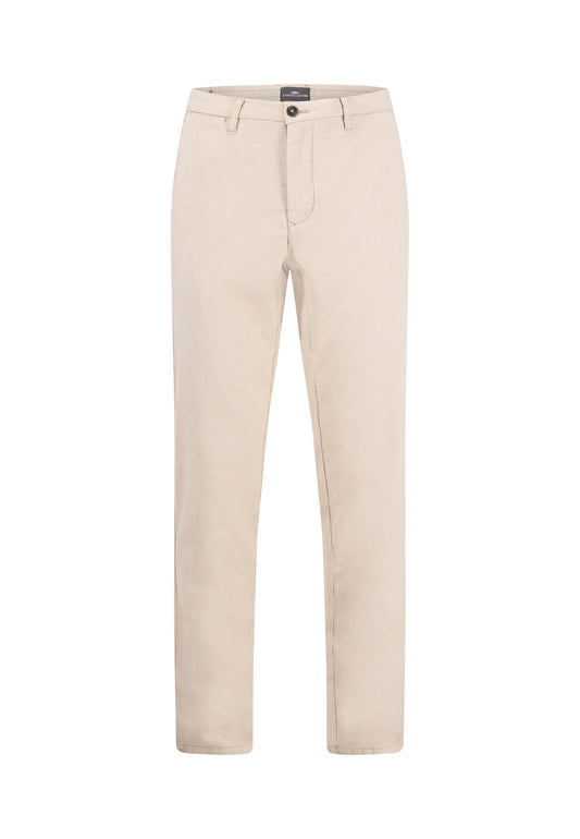 Fynch-Hatton Casual Fit Stone COLI Twotone Structure Chino