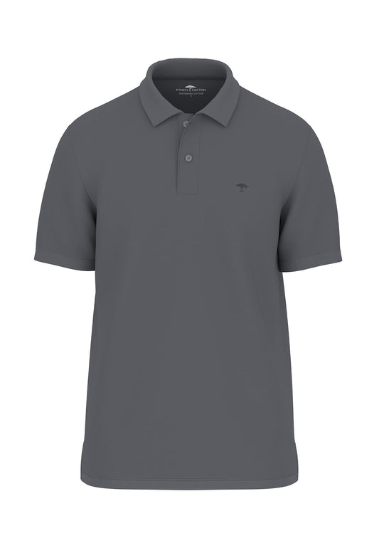Fynch-Hatton Casual Fit Asphalt Polo Interlock