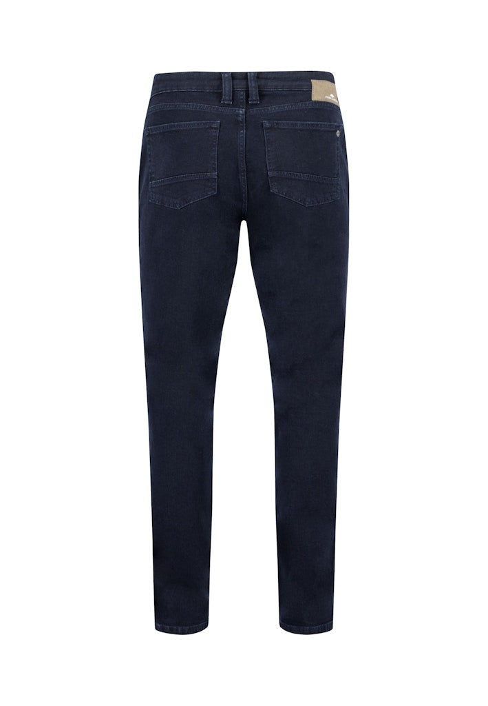Fynch-Hatton Blue Black Straight Fit Denim