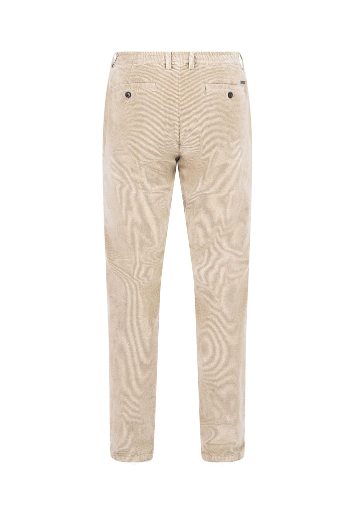 Fynch-Hatton Beige Wide Corduroy Chino