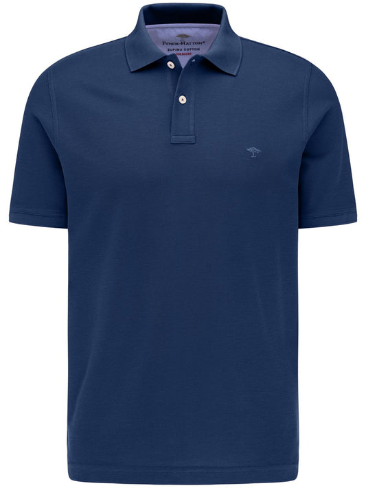 Fynch-Hatton Basic Midnight Polo T-Shirt