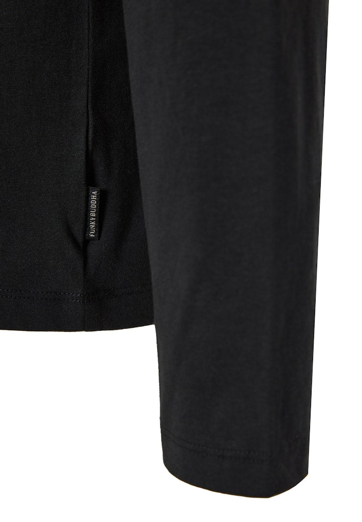 Funky Buddha Black Long Sleeved Crewneck