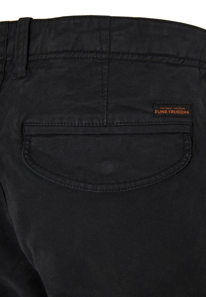 Funky Buddha Black Comfort Cargo Pants
