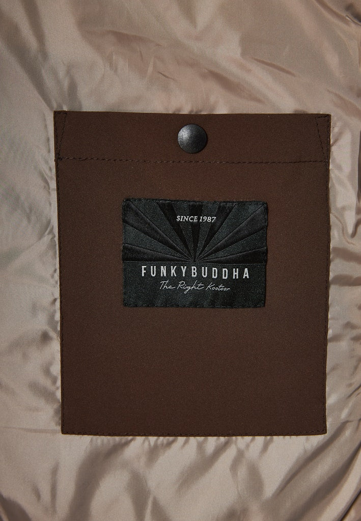 Funky Buddha Αμάνικο Espresso Μπουφάν