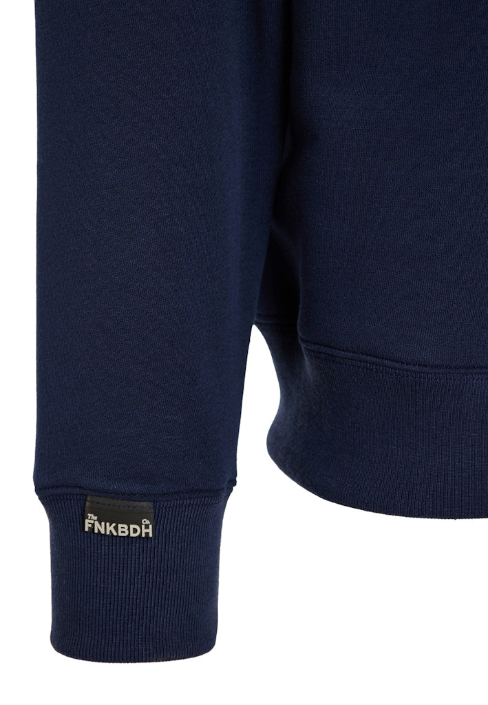 Funky Buddha Essential Navy Long Sleeved Crewneck