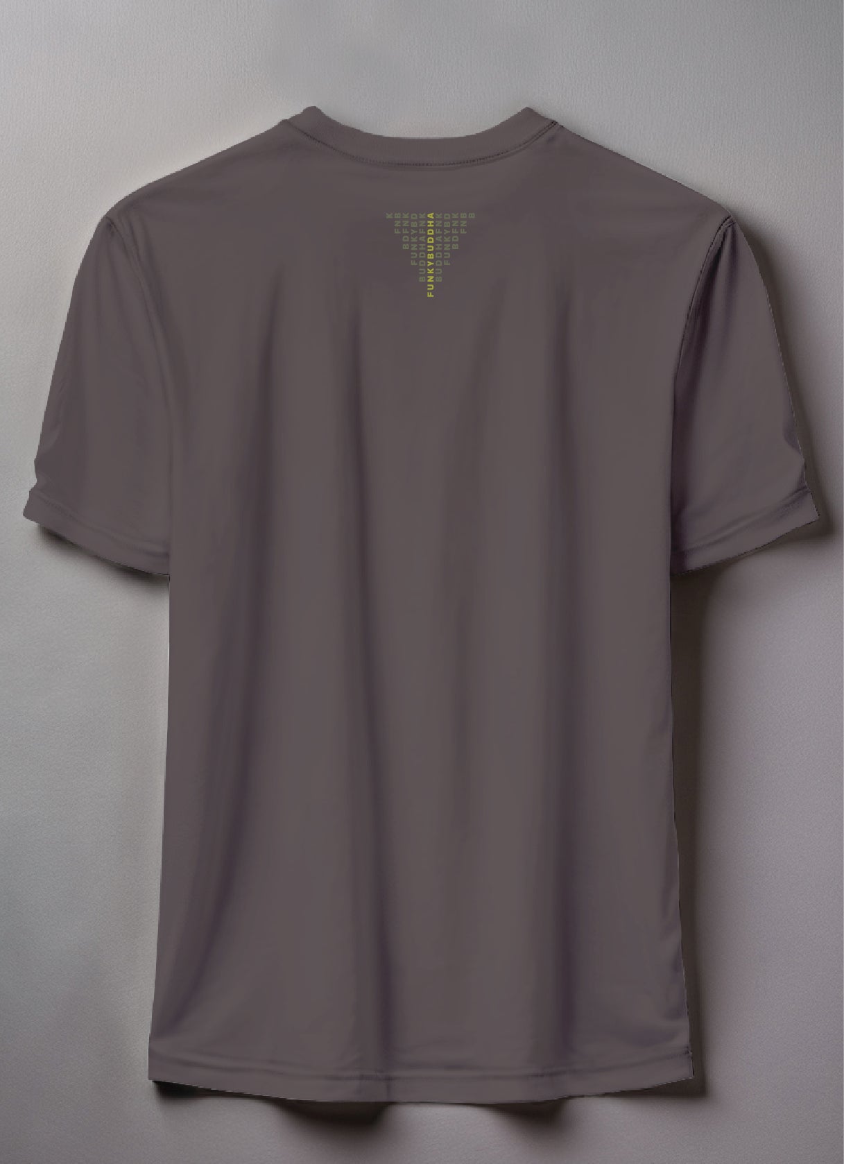 Funky Buddha Anthracite Print T-Shirt