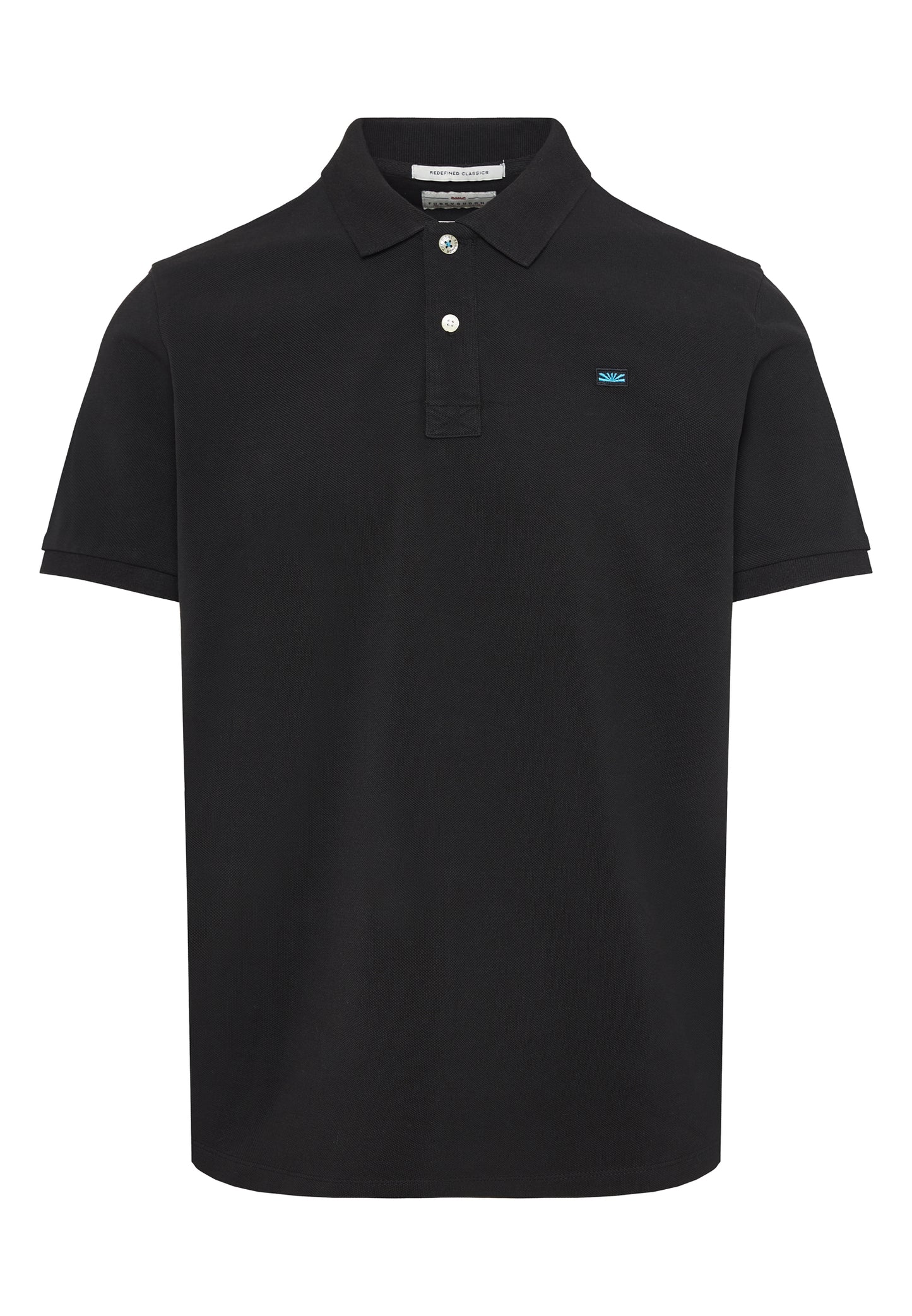 Funky Buddha Black Polo T-Shirt