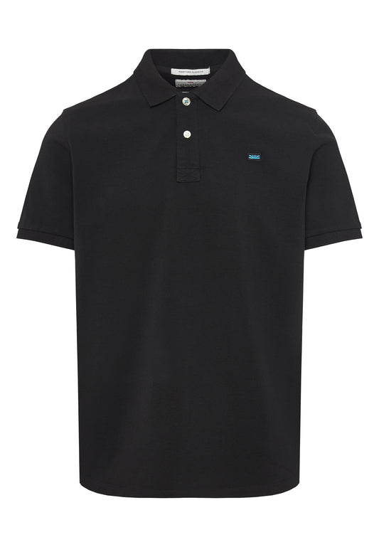 Funky Buddha Black Polo T-Shirt