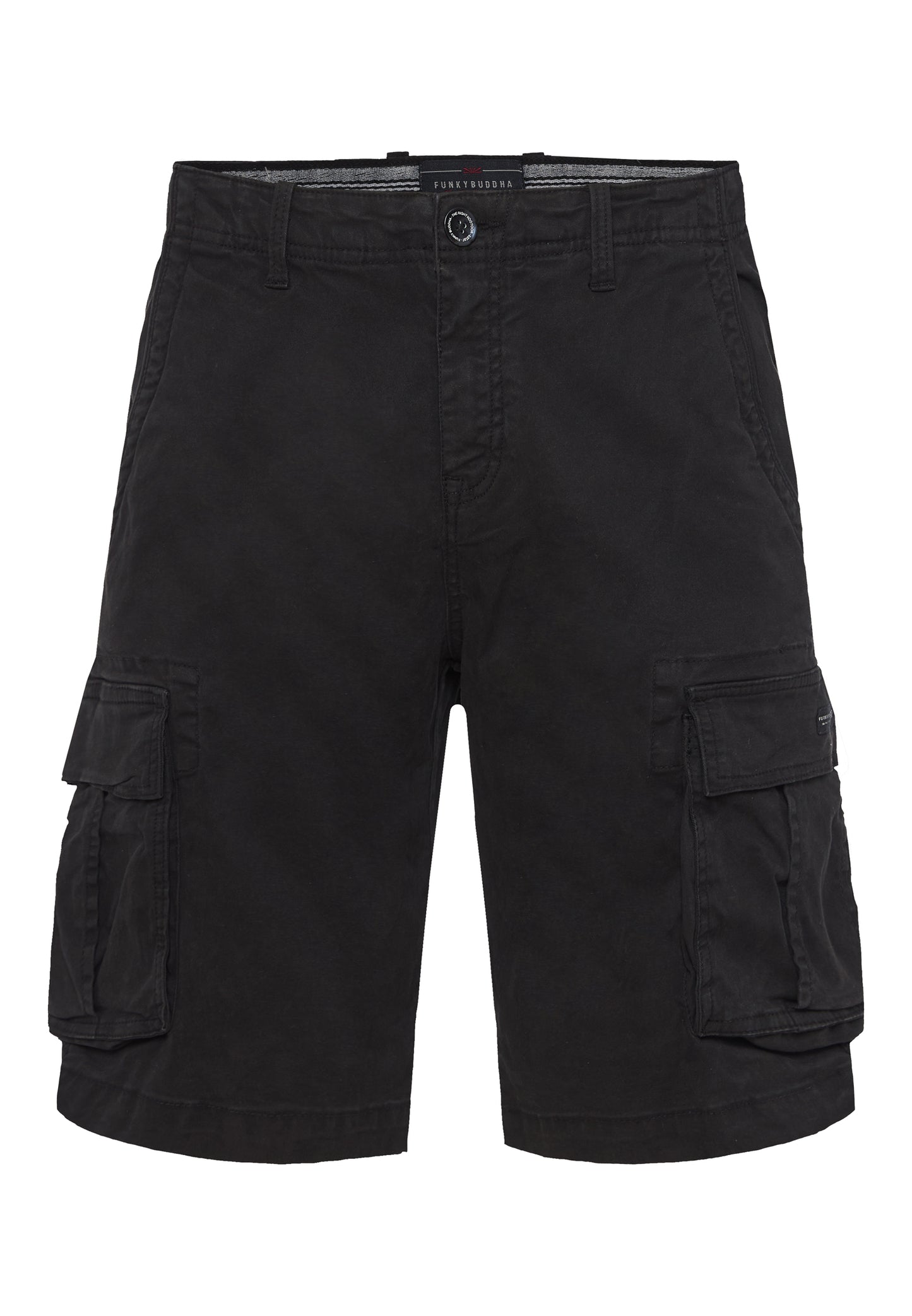 Funky Buddha Essential Black Βερμούδα Cargo