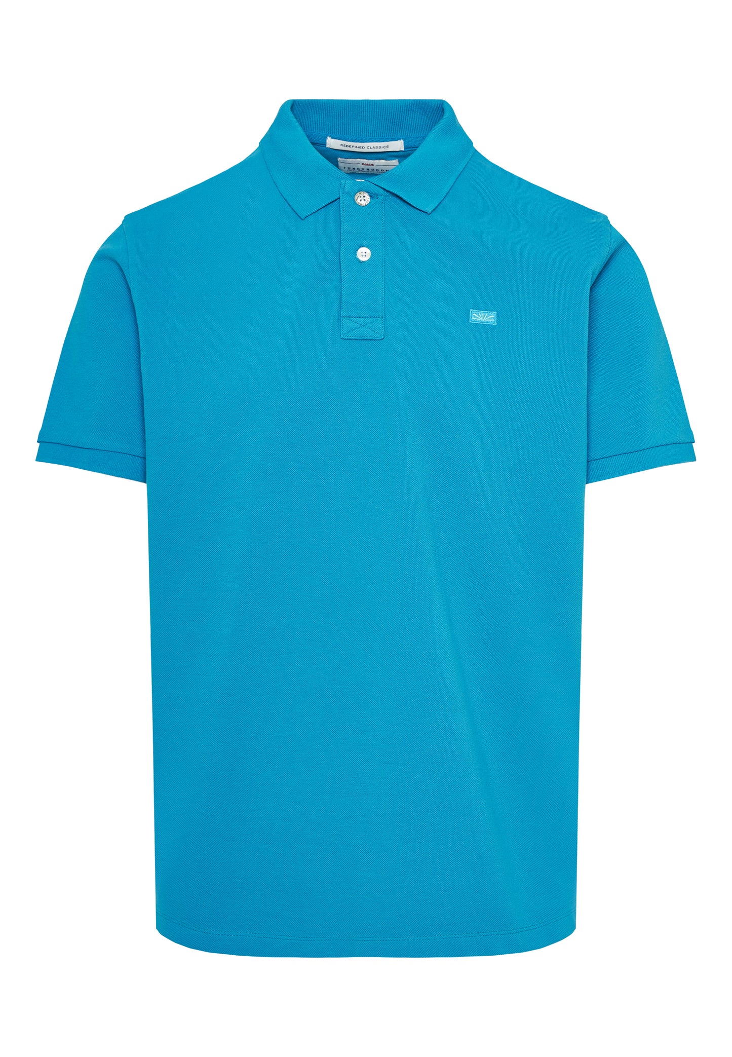 Funky Buddha Deep Lagoon Polo T-Shirt