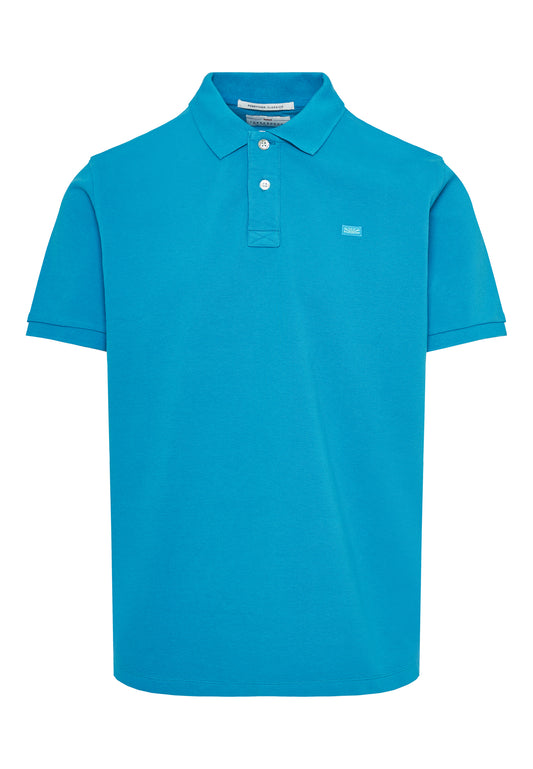 Funky Buddha Deep Lagoon Polo T-Shirt
