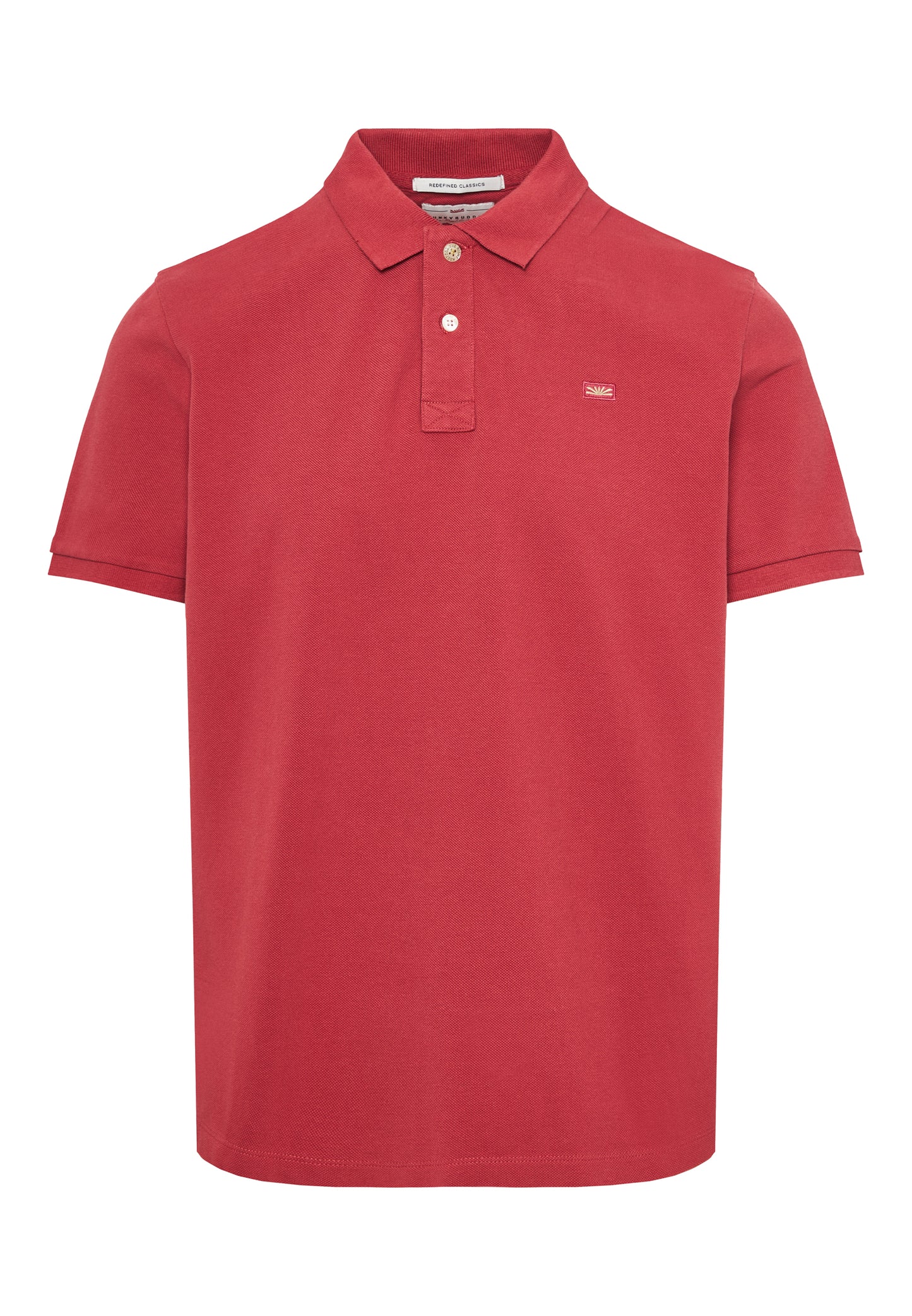 Funky Buddha Earth Red Polo T-Shirt