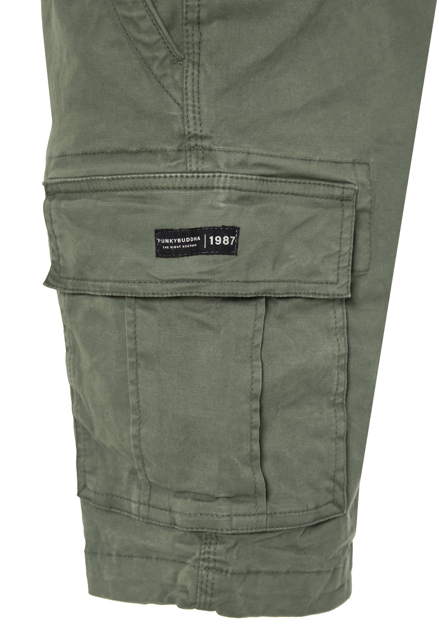 Funky Buddha Essential Mineral Green Βερμούδα Cargo