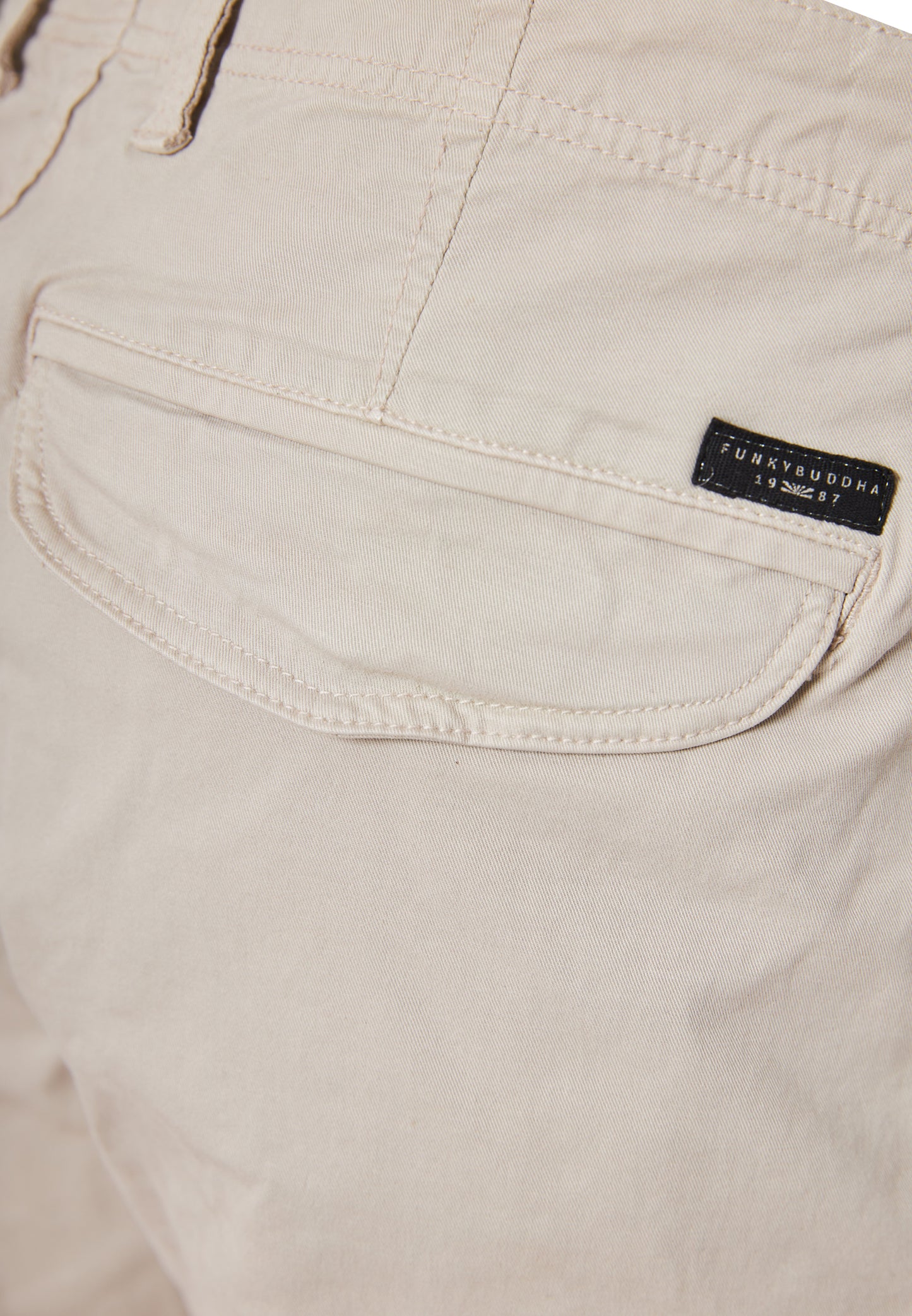 Funky Buddha Essential Mist Grey Βερμούδα Cargo