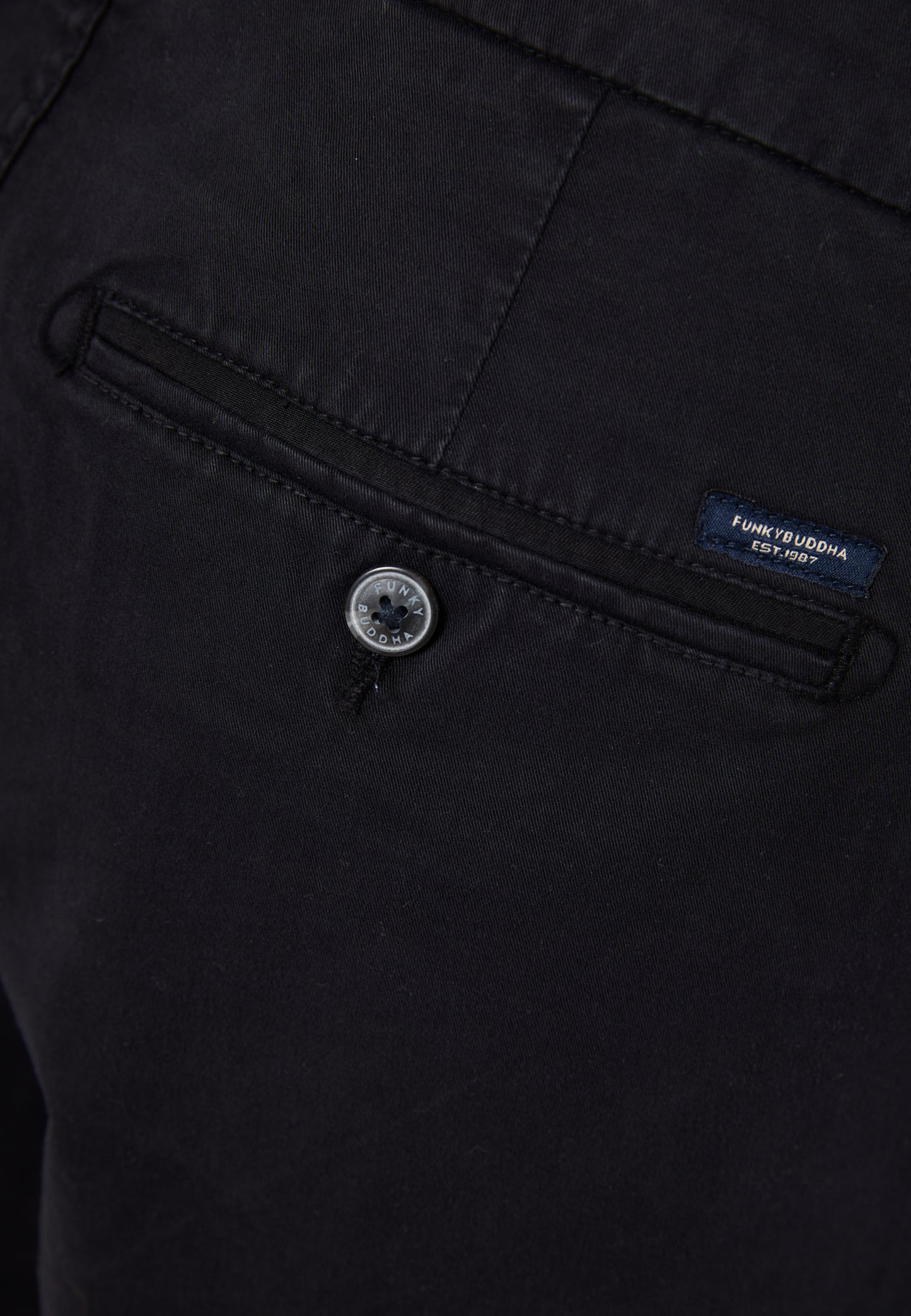 Funky Buddha Navy Βερμούδα Chino
