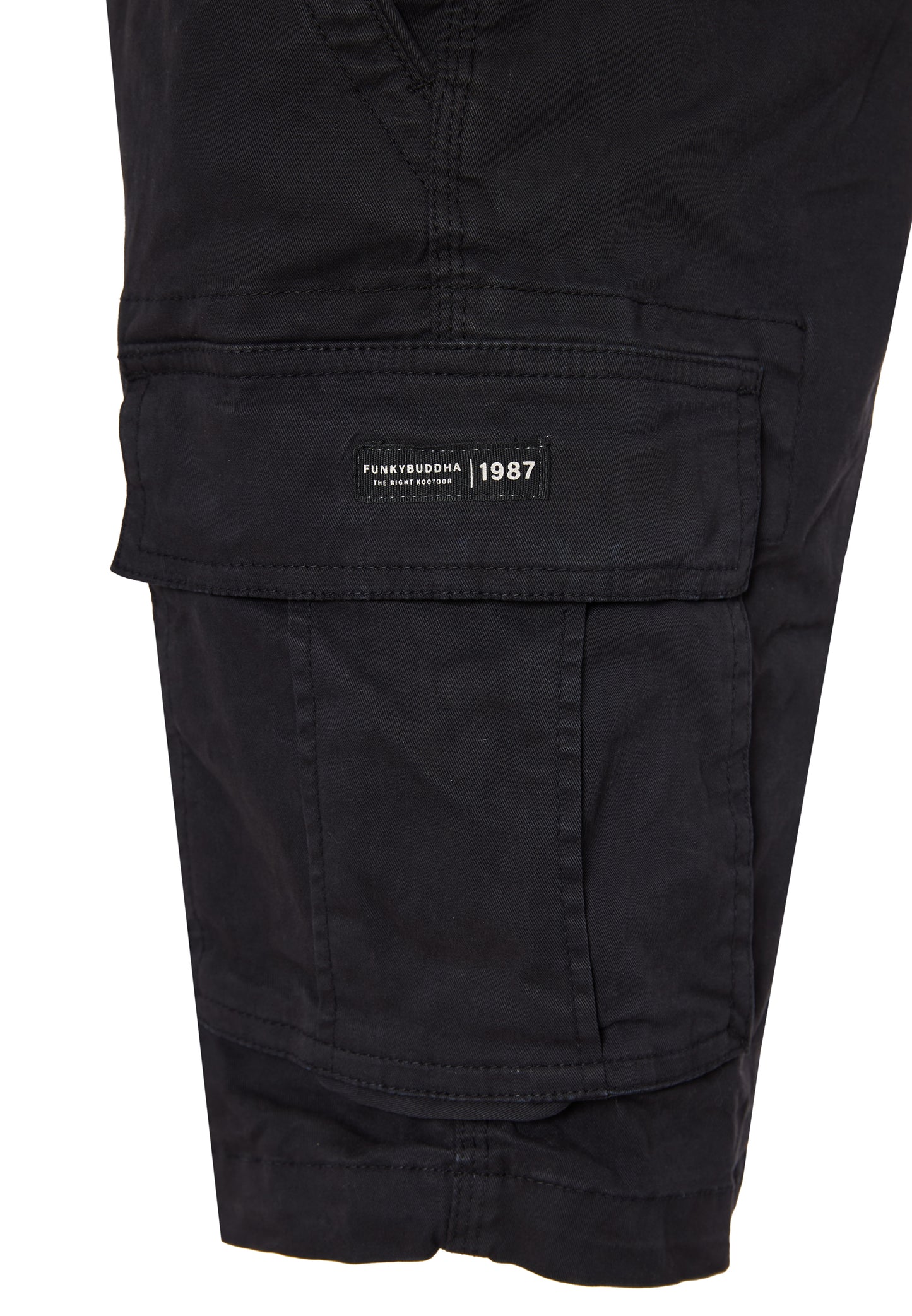 Funky Buddha Essential Navy Βερμούδα Cargo