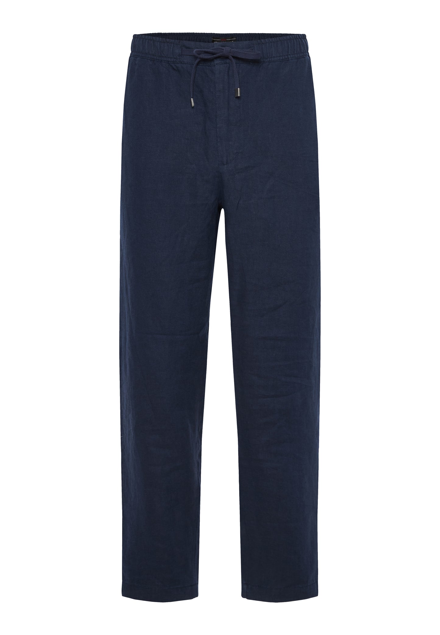 Funky Buddha Comfort Fit Navy Linen Pants