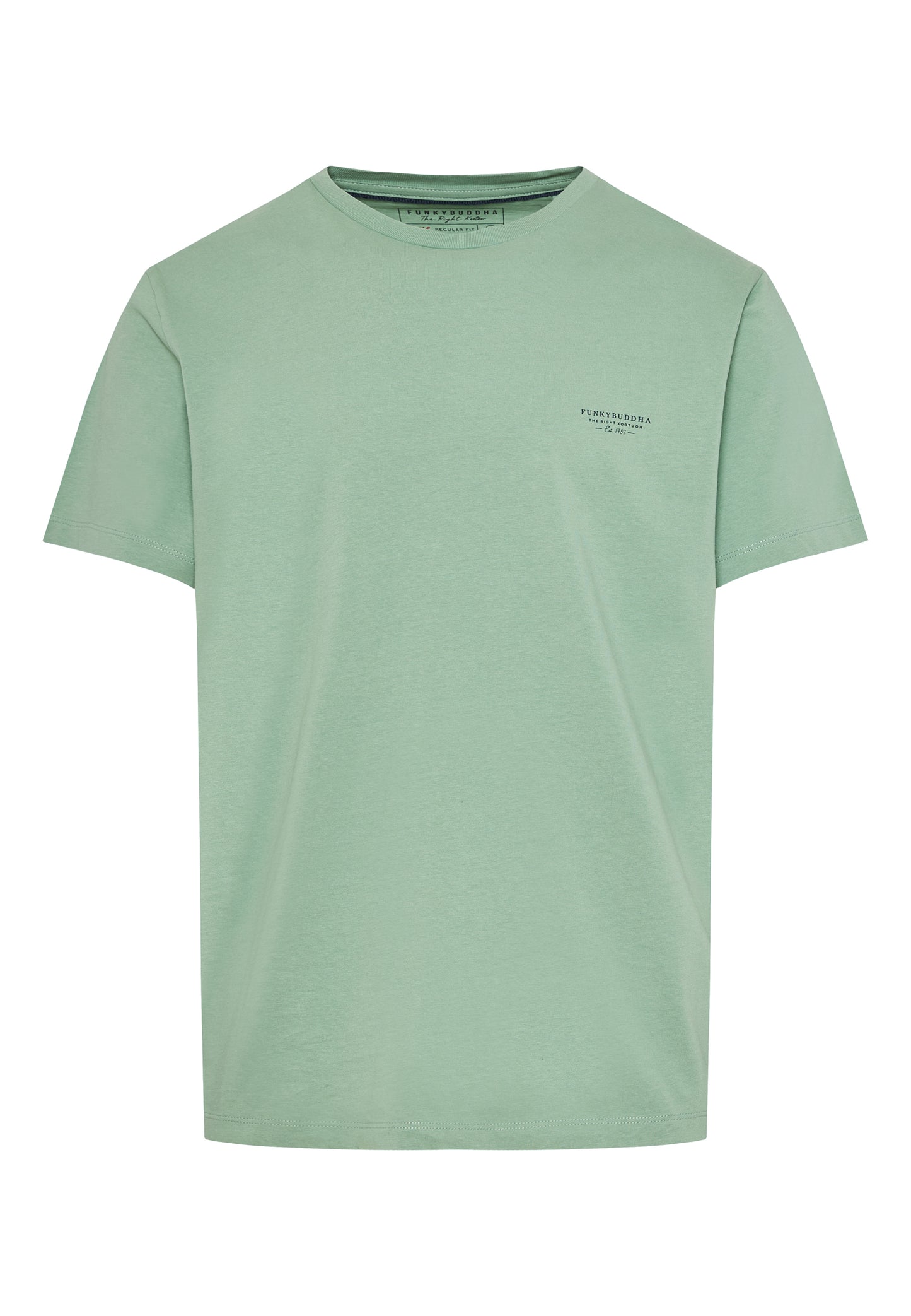 Funky Buddha Sage Green T-Shirt