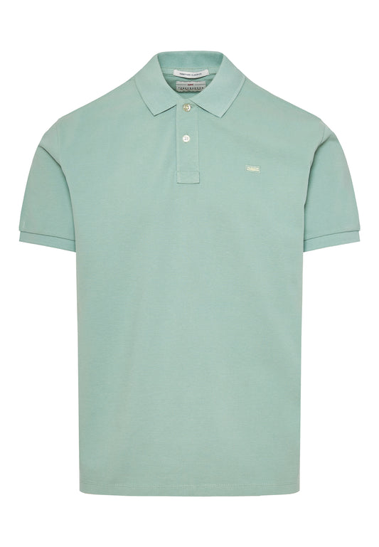 Funky Buddha Sage Green Polo T-Shirt