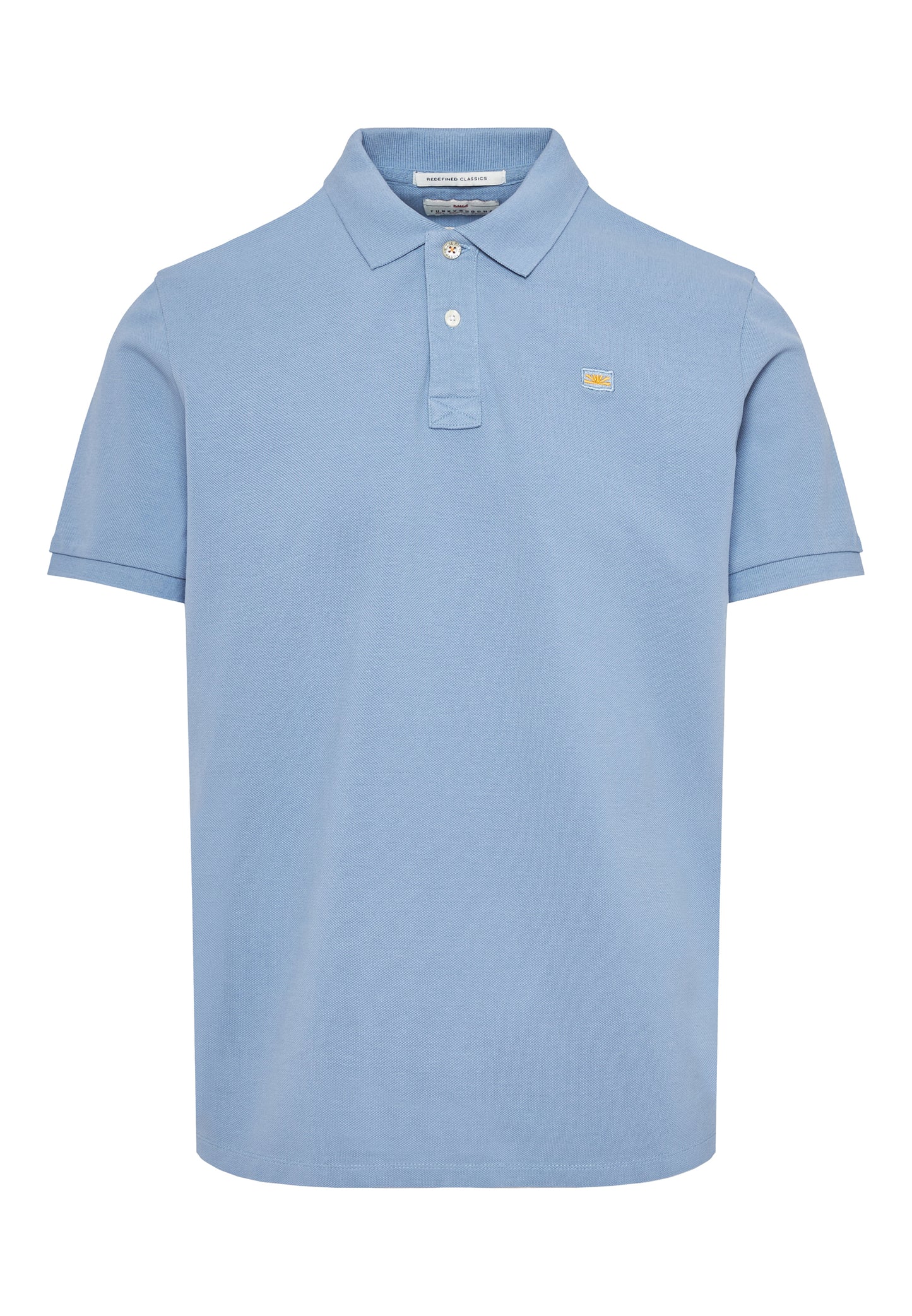 Funky Buddha Smoke Blue Polo T-Shirt