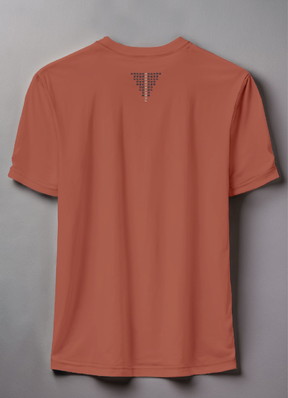 Funky Buddha Spice Brown Print T-Shirt