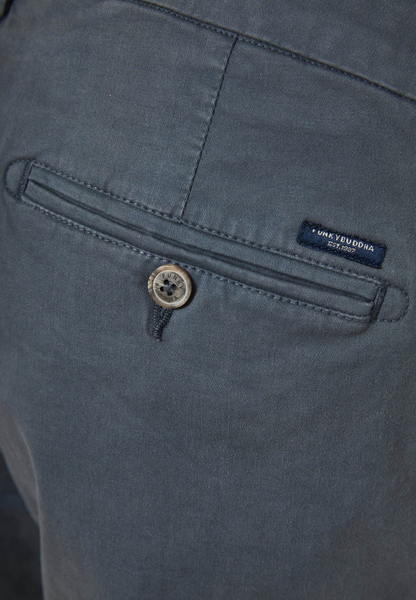 Funky Buddha Steel Grey Chino Pants