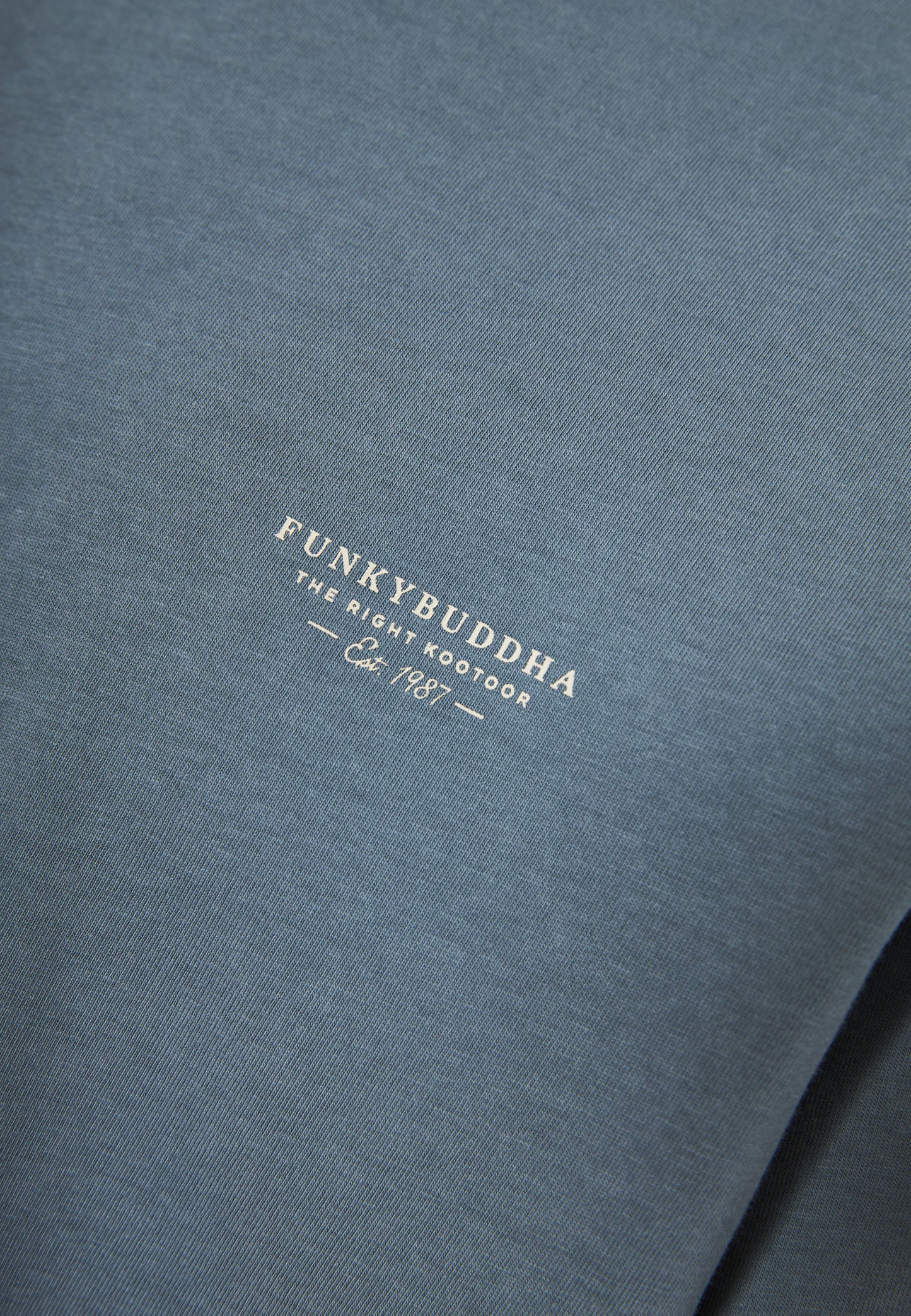 Funky Buddha Steel Grey T-Shirt