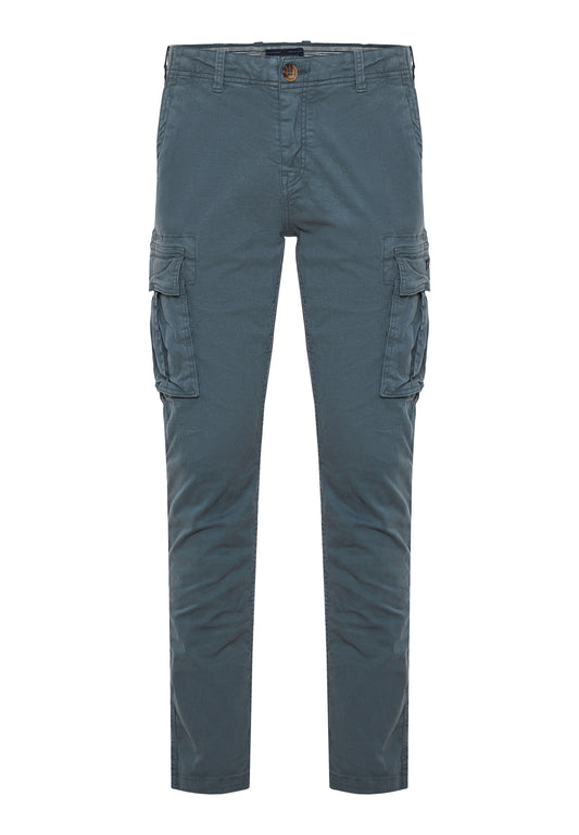 Funky Buddha Steel Grey Comfort Cargo Pants