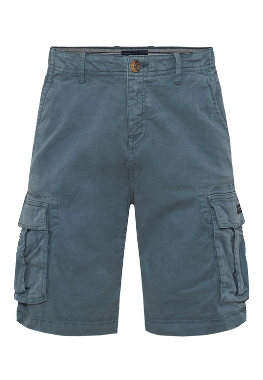 Funky Buddha Essential Steel Grey Βερμούδα Cargo