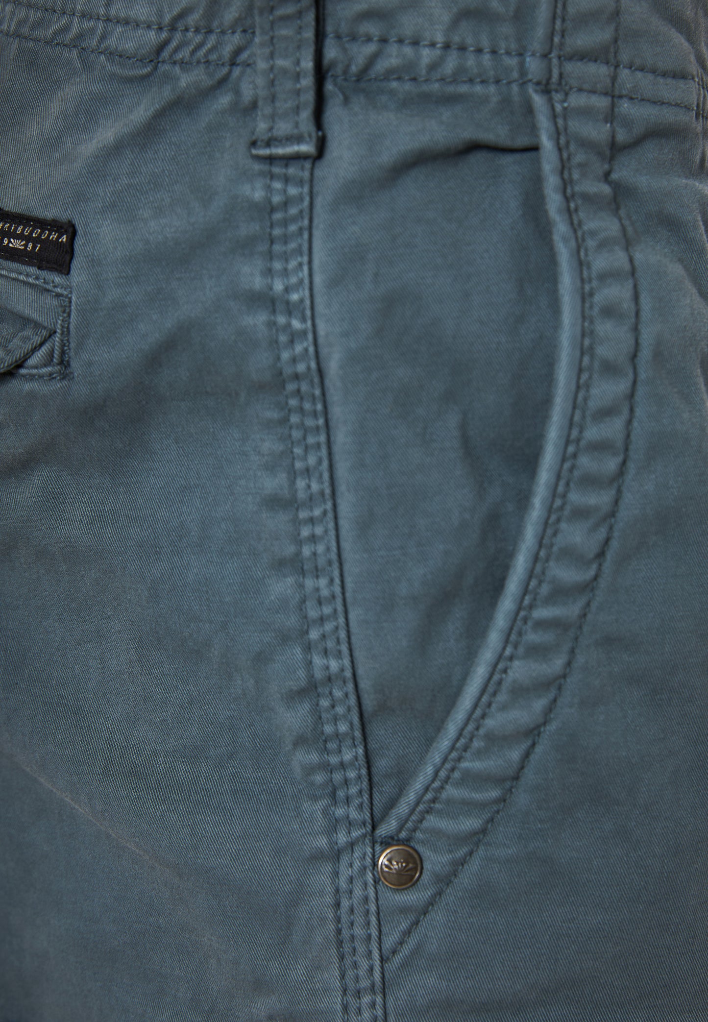 Funky Buddha Essential Steel Grey Βερμούδα Cargo