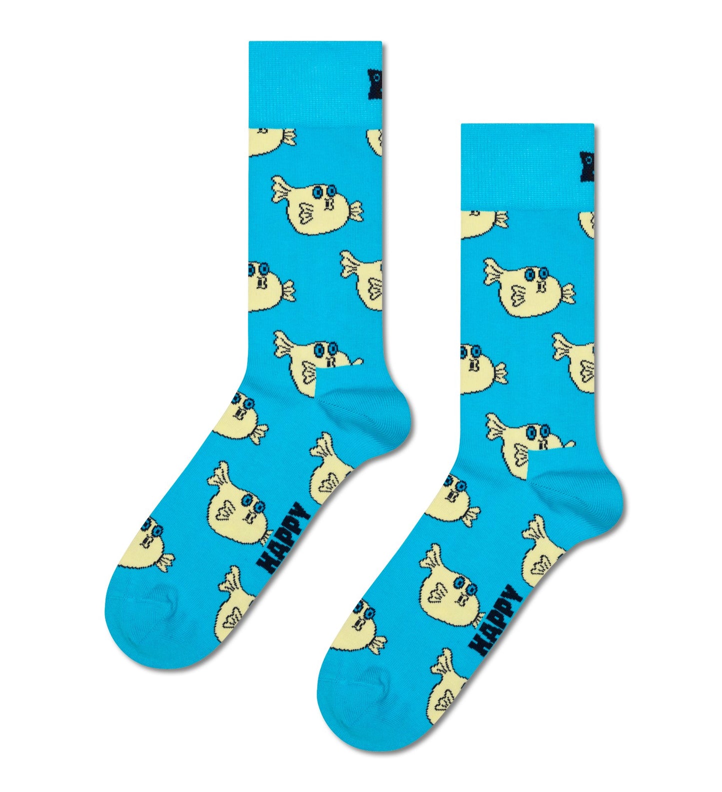 Happy Socks Blowfish Blue Sock