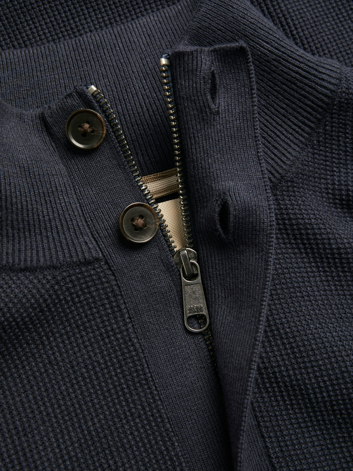 Jack&Jones JPRBLURONY Maritime Blue Knit Half-Zip
