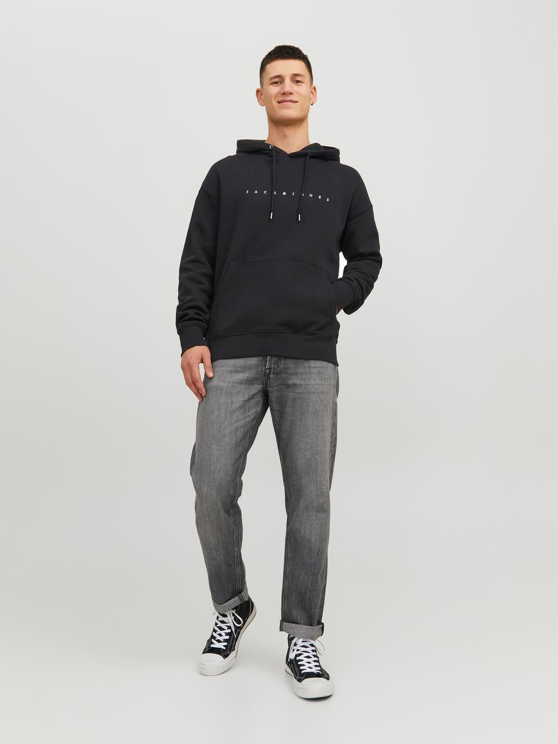 Jack&Jones JJESTAR JJ Black Hoodie