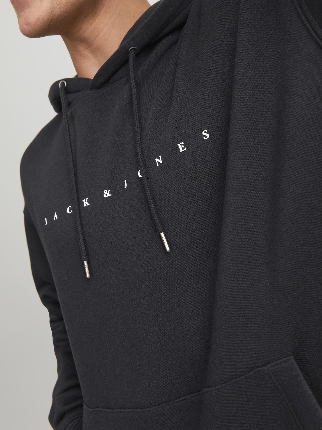 Jack&Jones JJESTAR JJ Black Hoodie